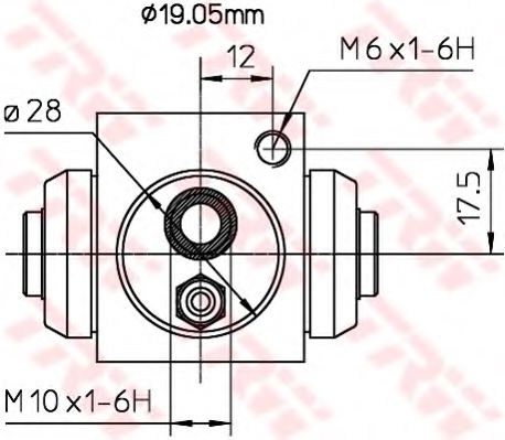 TRW BWD119A Wheel Brake Cylinder